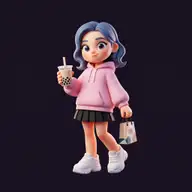 Pixar-style 3D sample image