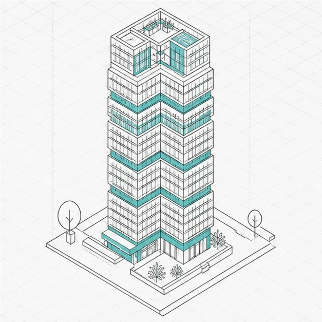 건축·공간 다이어그램 타워 Codex 비교안