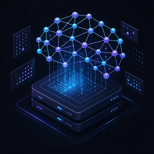 AI·SaaS 제품·인프라 일러스트 신경망 모델 Codex 비교안